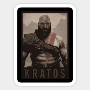 Kratos Sticker